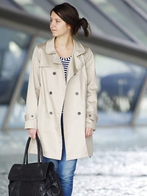 Manteau magnesium Ivannes S Beige