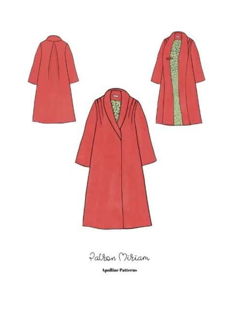 Patron manteau Miriam Apolline Pattern